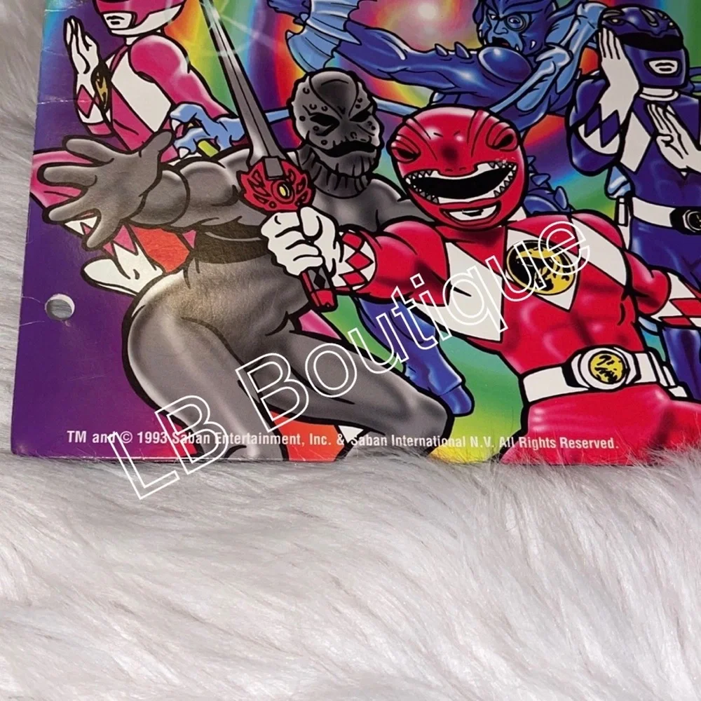 Vintage 1993 Mighty Morphin Power Rangers Folder